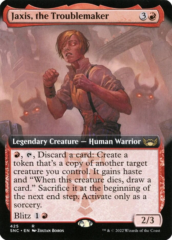 Jaxis, the Troublemaker (Streets of New Capenna) - Magic: The Gathering in TCG Land