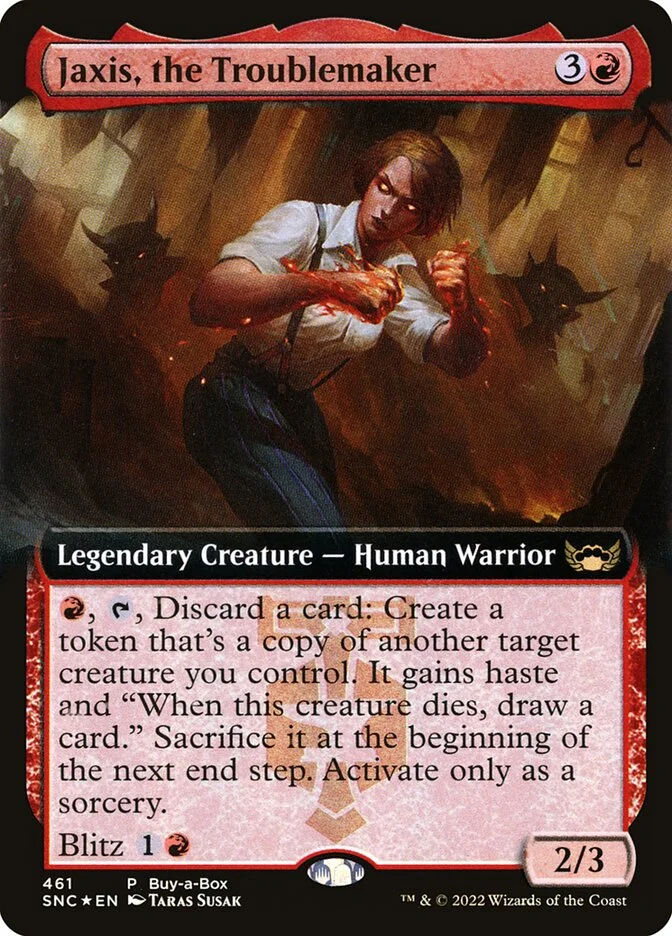 Jaxis, the Troublemaker (Streets of New Capenna) - Magic: The Gathering in TCG Land