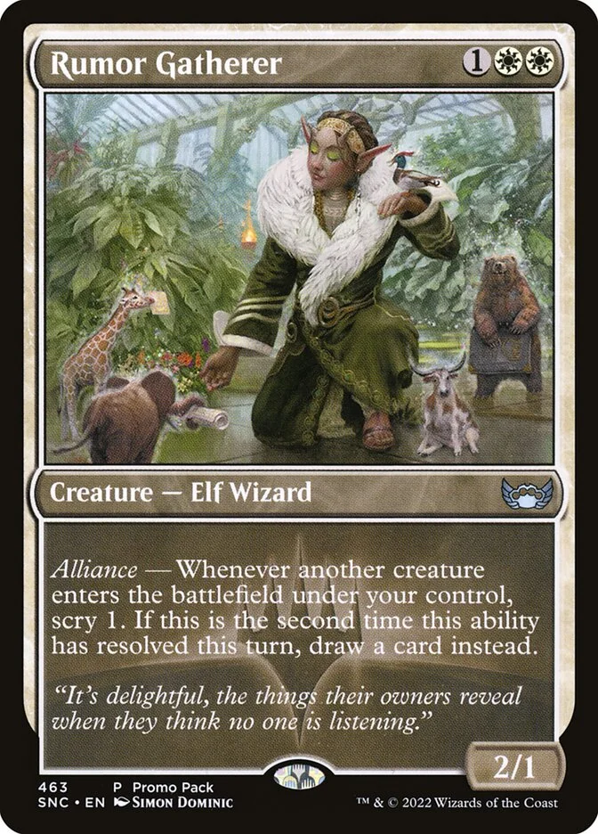 Rumor Gatherer (Streets of New Capenna) - Magic: The Gathering in TCG Land