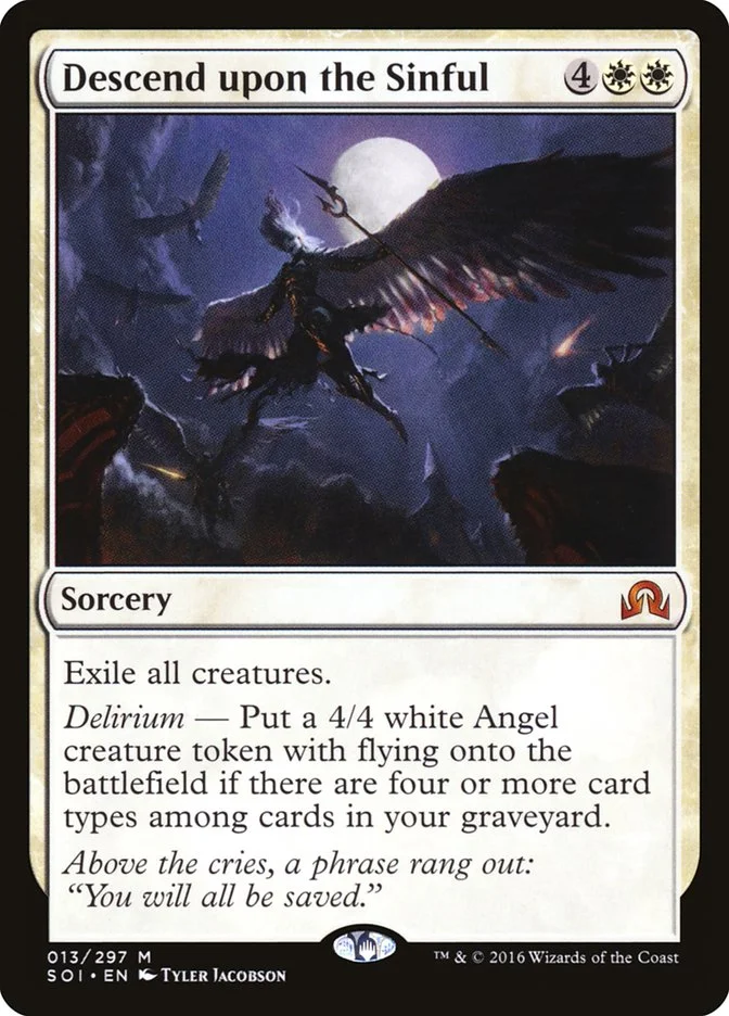 Descend upon the Sinful (Shadows over Innistrad) - Magic: The Gathering in TCG Land