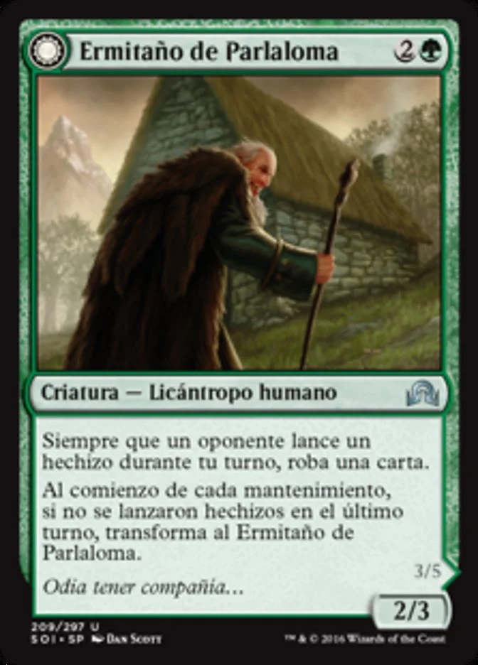 Ermitaño de Parlaloma (Shadows over Innistrad) - Magic: The Gathering in TCG Land México