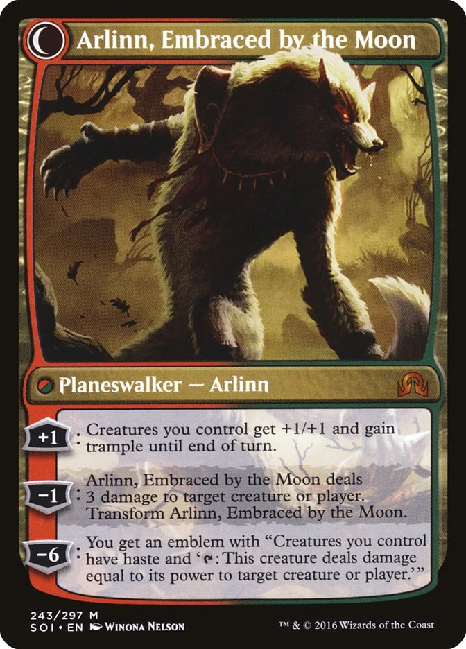 Arlinn, Embraced by the Moon (Shadows over Innistrad) - Magic: The Gathering in TCG Land