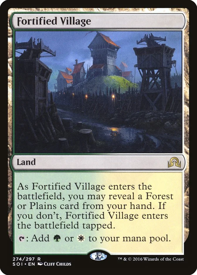 Fortified Village (Shadows over Innistrad) - Magic: The Gathering in TCG Land