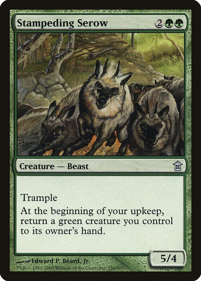 Stampeding Serow (Saviors of Kamigawa) - Magic: The Gathering in TCG Land