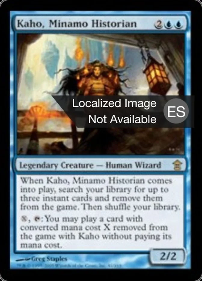 Kaho, historiadora de Minamo (Saviors of Kamigawa) - Magic: The Gathering in TCG Land