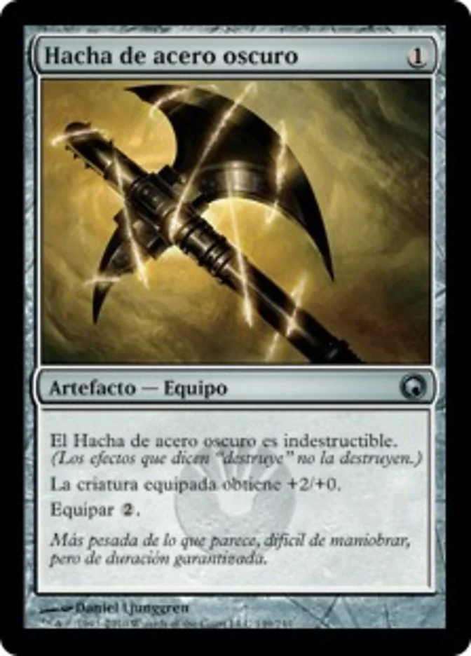 Hacha de acero oscuro (Scars of Mirrodin) - Magic: The Gathering in TCG Land