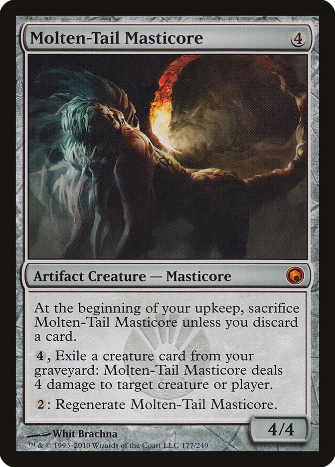 Molten-Tail Masticore (Scars of Mirrodin) - Magic: The Gathering in TCG Land