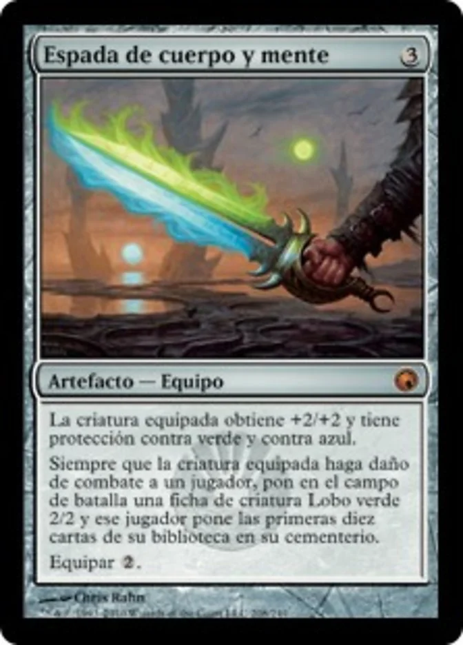 Espada de cuerpo y mente (Scars of Mirrodin) - Magic: The Gathering in TCG Land México