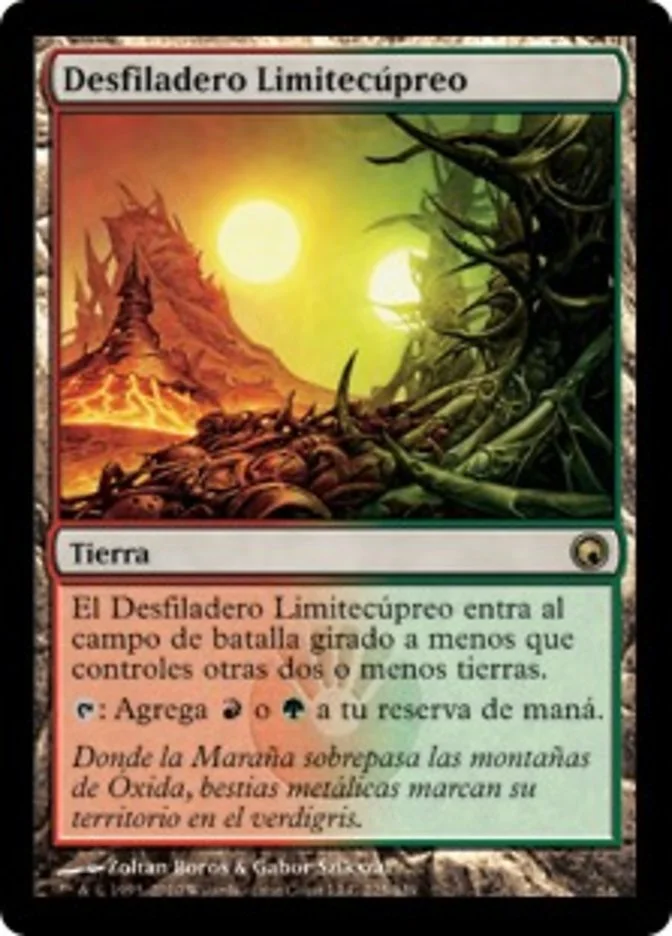Desfiladero Limitecúpreo (Scars of Mirrodin) - Magic: The Gathering in TCG Land