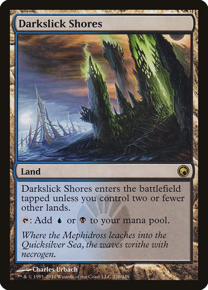 Darkslick Shores (Scars of Mirrodin) - Magic: The Gathering in TCG Land