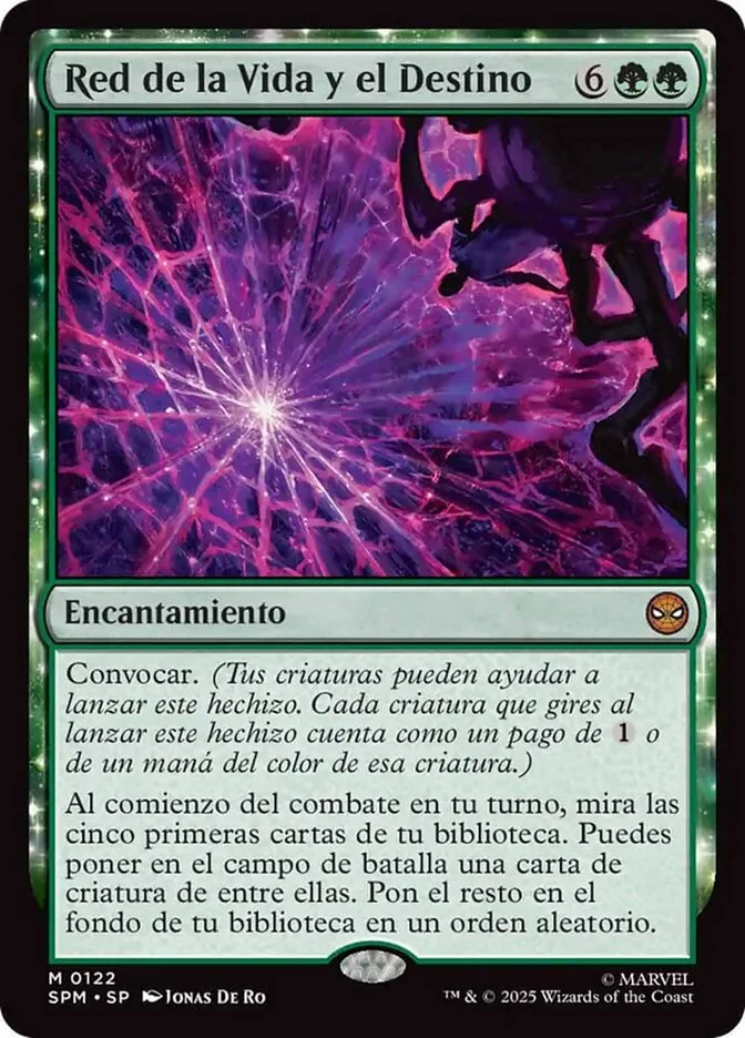 Web of Life and Destiny (Marvel's Spider-Man) - Magic: The Gathering in TCG Land México