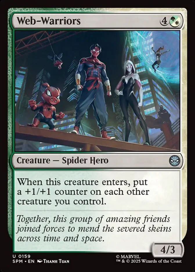 Web-Warriors (Marvel's Spider-Man) - Magic: The Gathering in TCG Land México
