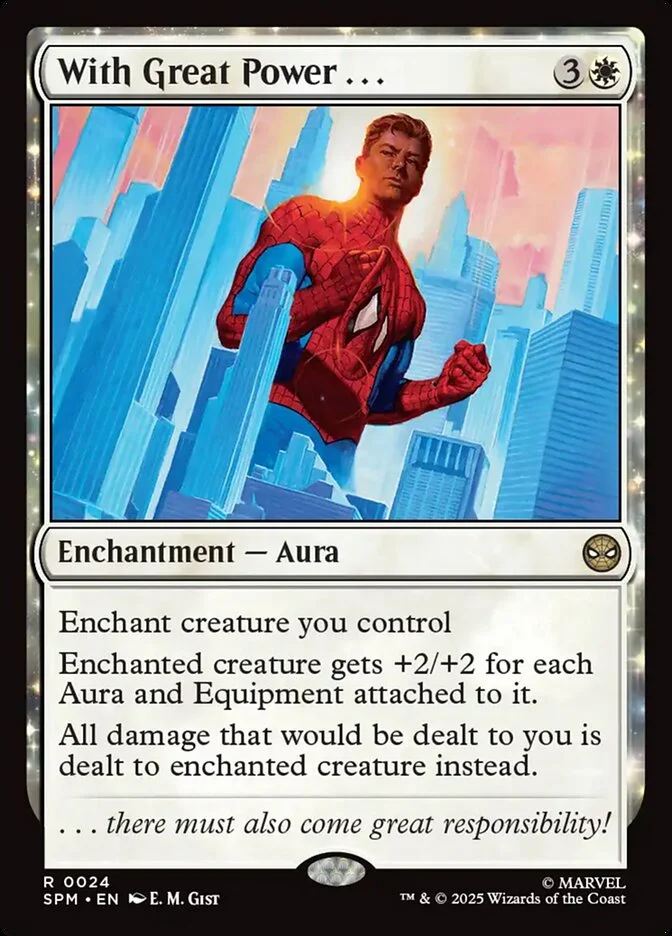 With Great Power... (Marvel's Spider-Man) - Magic: The Gathering in TCG Land México