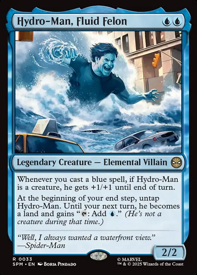 Hydro-Man, Fluid Felon (Marvel's Spider-Man) - Magic: The Gathering in TCG Land México