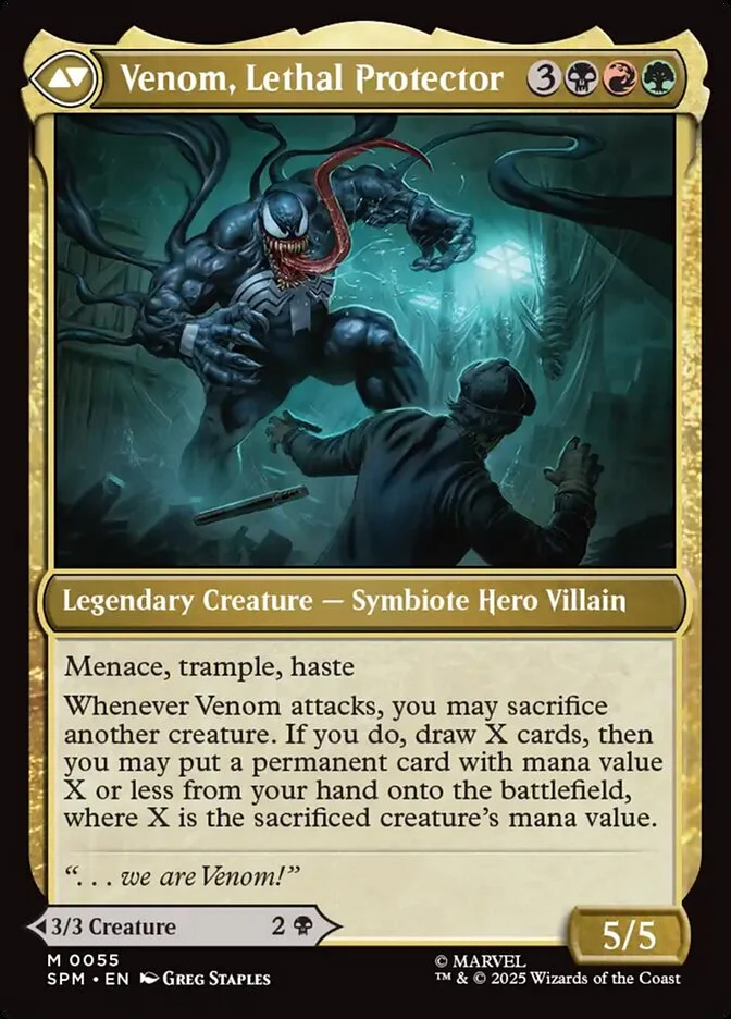 Venom, Lethal Protector (Marvel's Spider-Man) - Magic: The Gathering in TCG Land México
