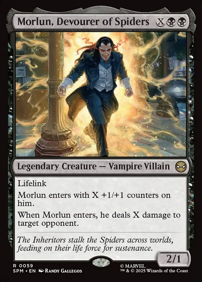 Morlun, Devourer of Spiders (Marvel's Spider-Man) - Magic: The Gathering in TCG Land México