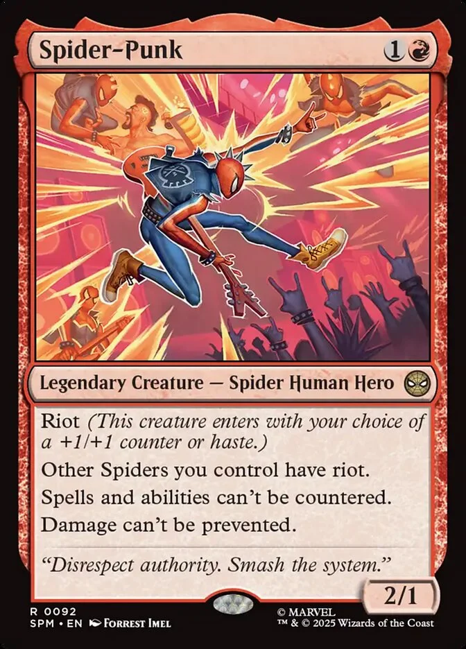 Spider-Punk (Marvel's Spider-Man) - Magic: The Gathering in TCG Land México