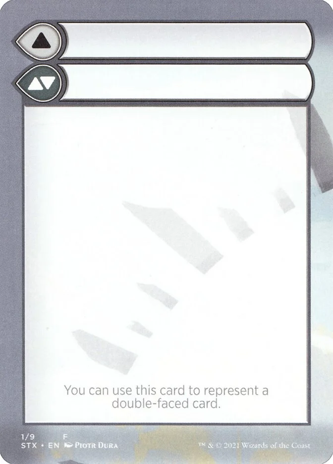 Double-Faced Substitute Card (Strixhaven: School of Mages Substitute Cards) - Magic: The Gathering in TCG Land