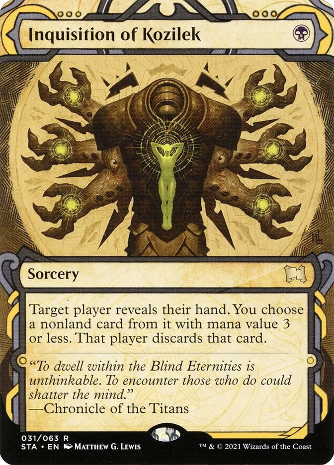 Inquisition of Kozilek (Strixhaven Mystical Archive) - Magic: The Gathering in TCG Land México