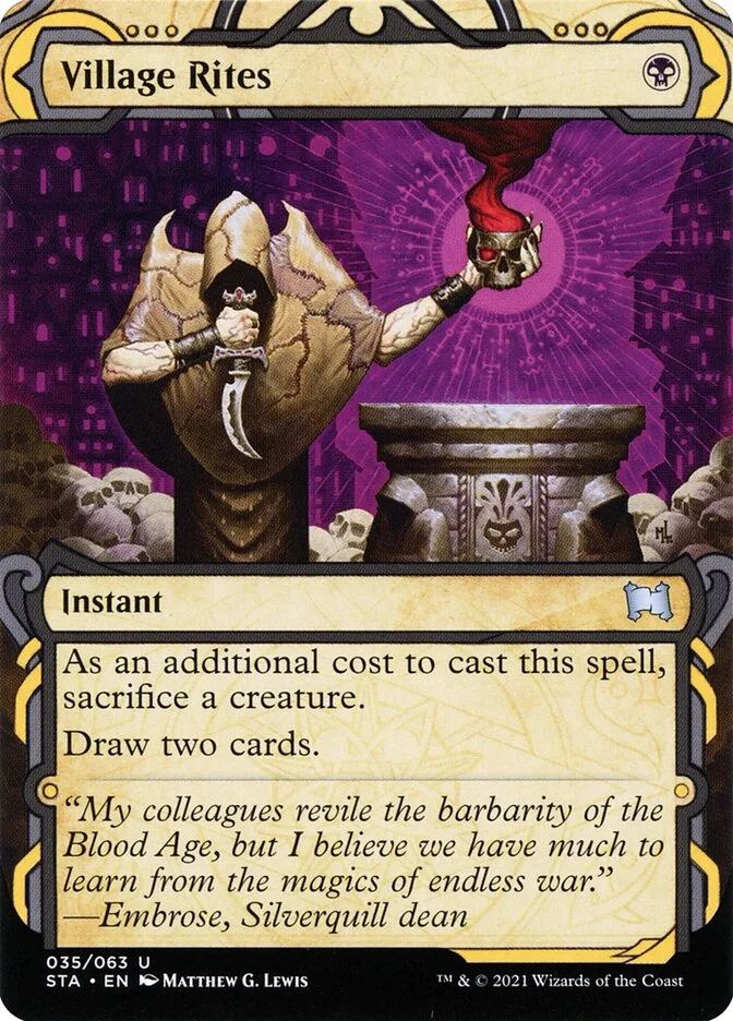 Village Rites (Strixhaven Mystical Archive) - Magic: The Gathering in TCG Land
