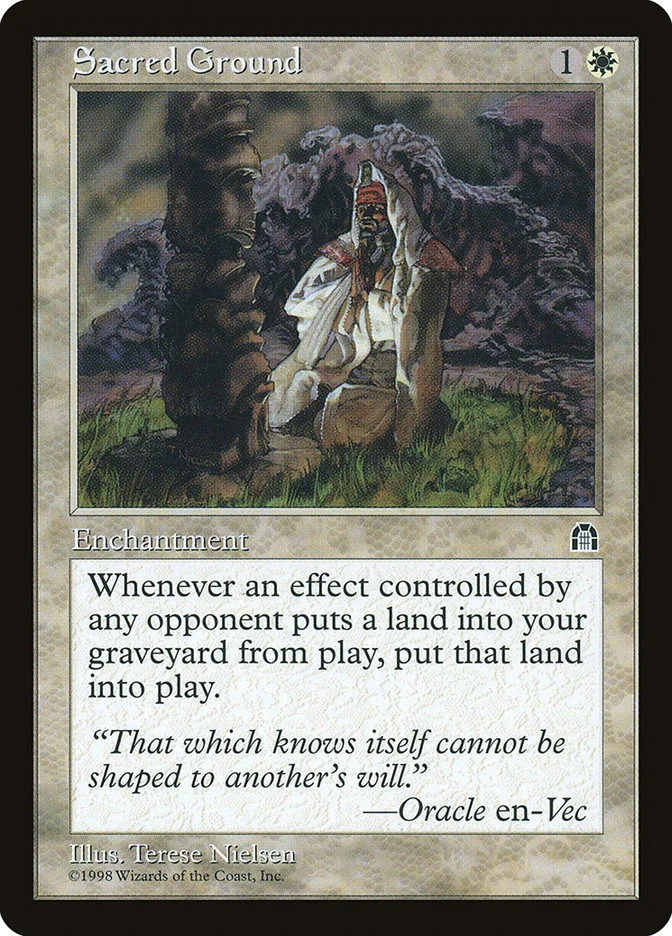Sacred Ground (Stronghold) - Magic: The Gathering in TCG Land