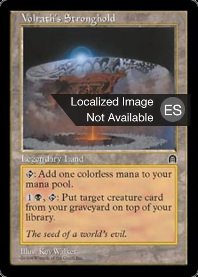 Fortaleza de Volrath (Stronghold) - Magic: The Gathering in TCG Land