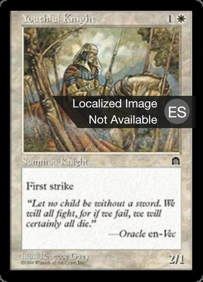 Caballero joven (Stronghold) - Magic: The Gathering in TCG Land