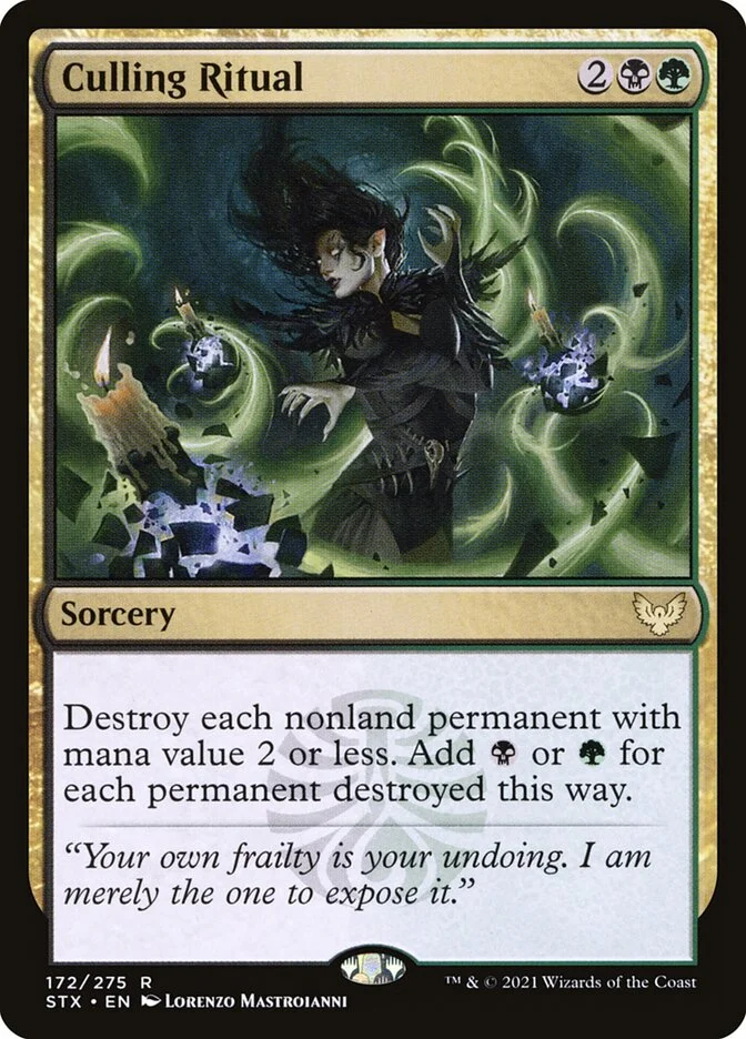 Culling Ritual (Strixhaven: School of Mages) - Magic: The Gathering in TCG Land