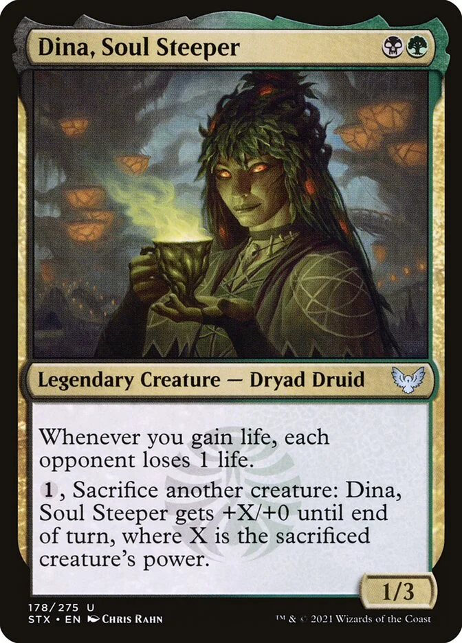 Dina, Soul Steeper (Strixhaven: School of Mages) - Magic: The Gathering in TCG Land
