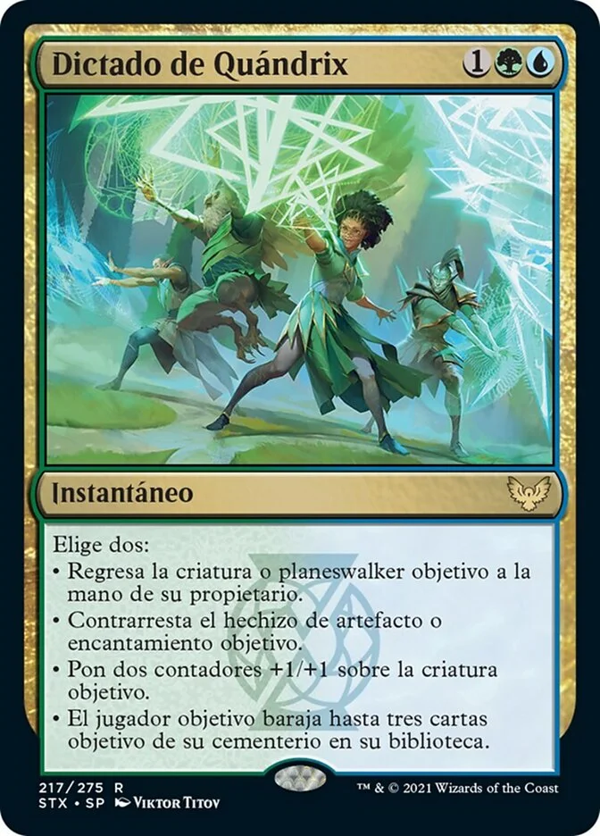 Dictado de Quándrix (Strixhaven: School of Mages) - Magic: The Gathering in TCG Land