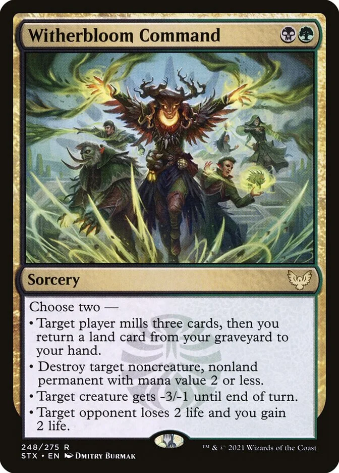 Witherbloom Command (Strixhaven: School of Mages) - Magic: The Gathering in TCG Land