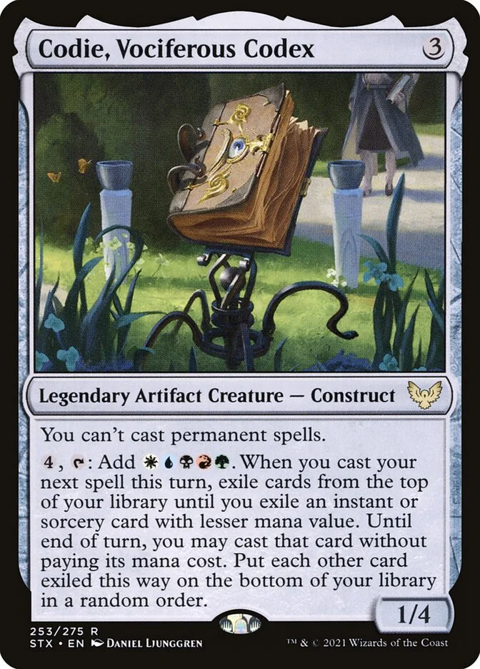 Codie, Vociferous Codex (Strixhaven: School of Mages) - Magic: The Gathering in TCG Land