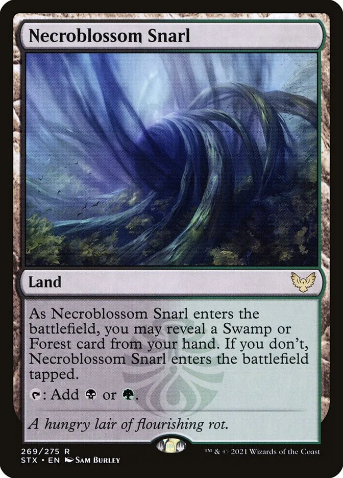 Necroblossom Snarl (Strixhaven: School of Mages) - Magic: The Gathering in TCG Land