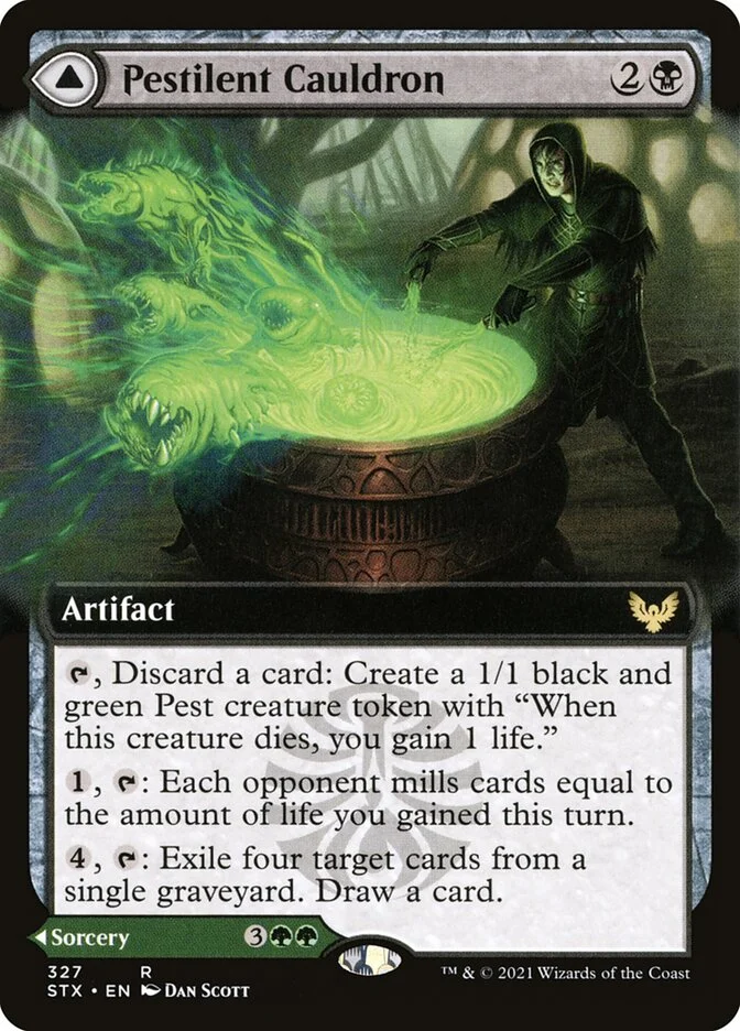 Pestilent Cauldron (Strixhaven: School of Mages) - Magic: The Gathering in TCG Land