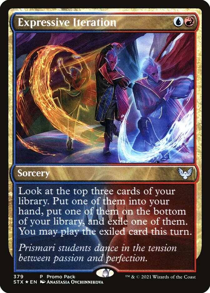 Expressive Iteration (Strixhaven: School of Mages) - Magic: The Gathering in TCG Land