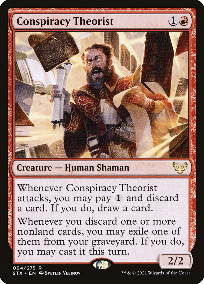 Conspiracy Theorist (Strixhaven: School of Mages) - Magic: The Gathering in TCG Land