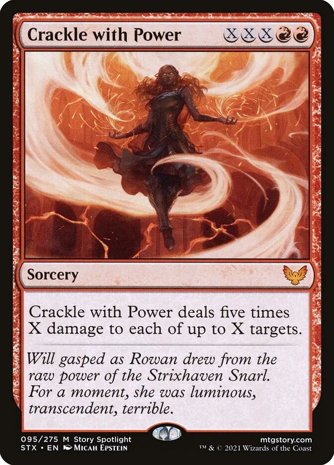 Crackle with Power (Strixhaven: School of Mages) - Magic: The Gathering in TCG Land