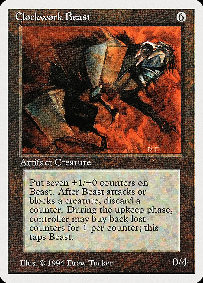 Clockwork Beast (Summer Magic / Edgar) - Magic: The Gathering in TCG Land
