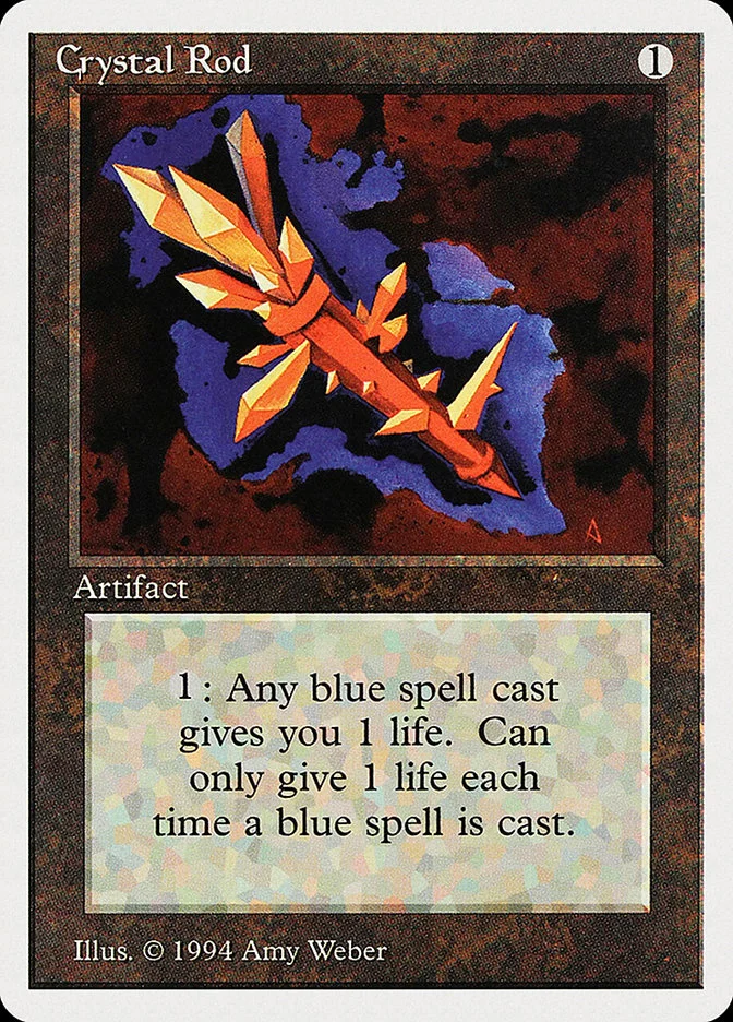 Crystal Rod (Summer Magic / Edgar) - Magic: The Gathering in TCG Land