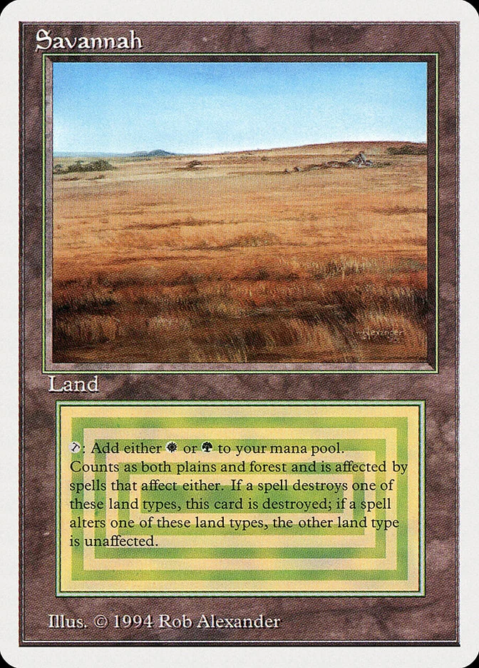 Savannah (Summer Magic / Edgar) - Magic: The Gathering in TCG Land