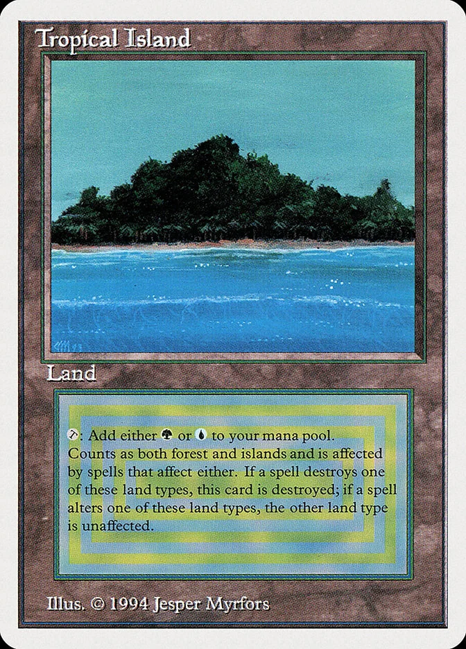 Tropical Island (Summer Magic / Edgar) - Magic: The Gathering in TCG Land