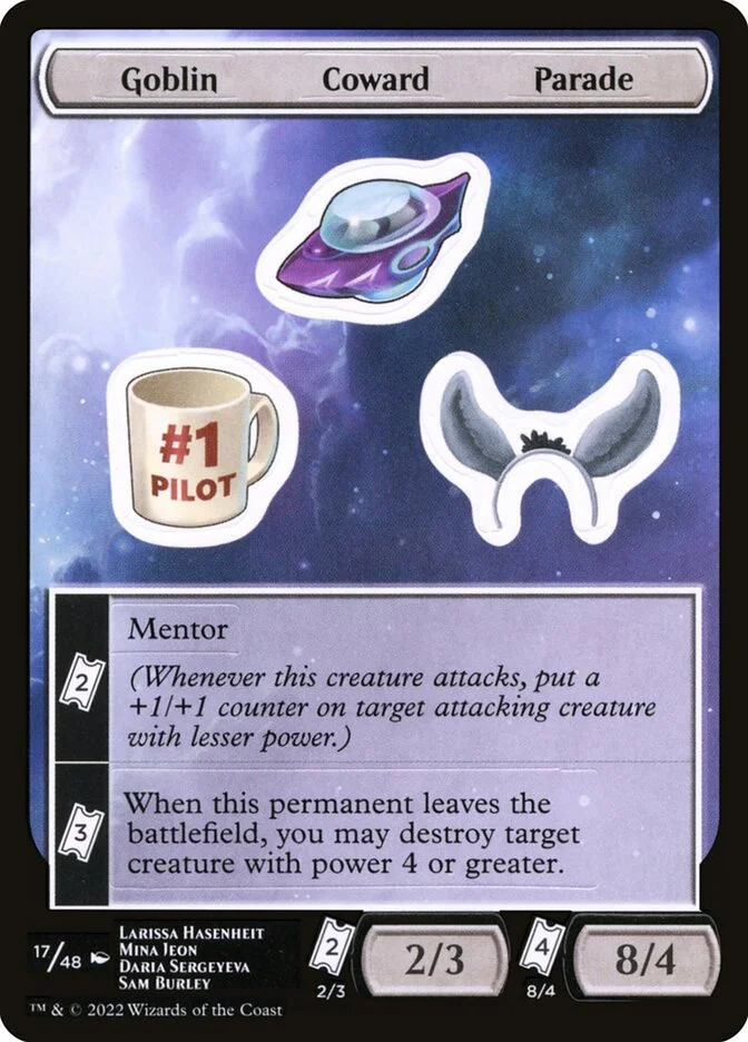 Goblin Coward Parade (Unfinity Sticker Sheets) - Magic: The Gathering in TCG Land