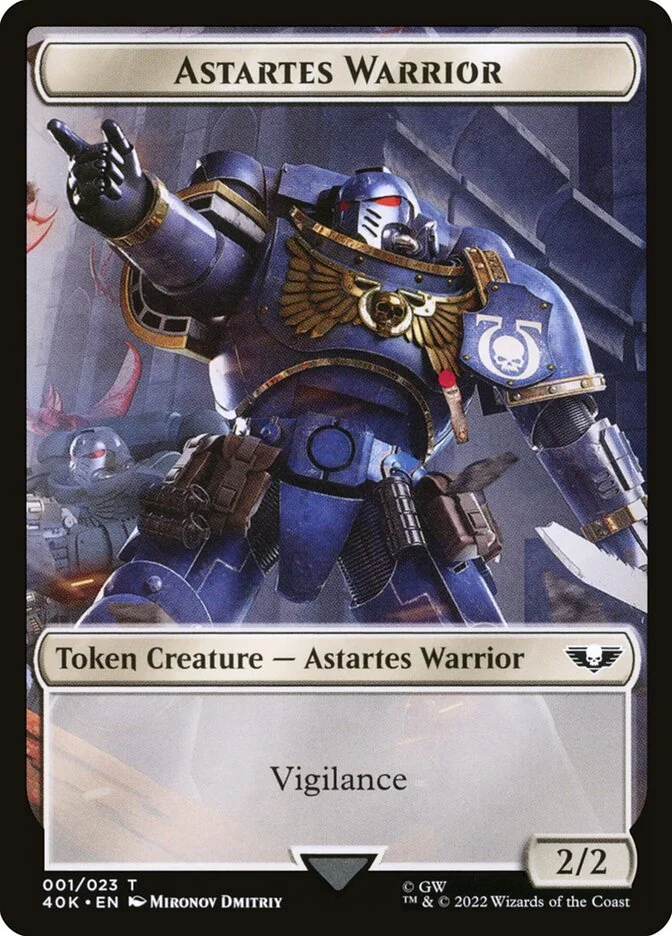 Astartes Warrior (Warhammer 40,000 Tokens) - Magic: The Gathering in TCG Land