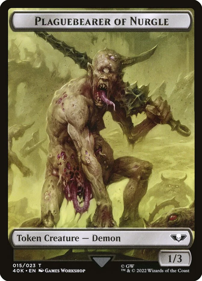 Plaguebearer of Nurgle (Warhammer 40,000 Tokens) - Magic: The Gathering in TCG Land