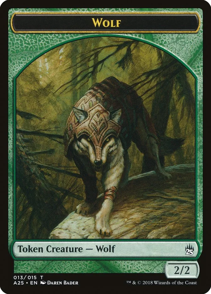 Wolf (Masters 25 Tokens) - Magic: The Gathering in TCG Land