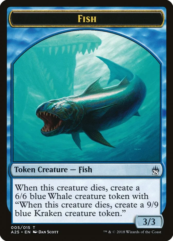 Fish (Masters 25 Tokens) - Magic: The Gathering in TCG Land