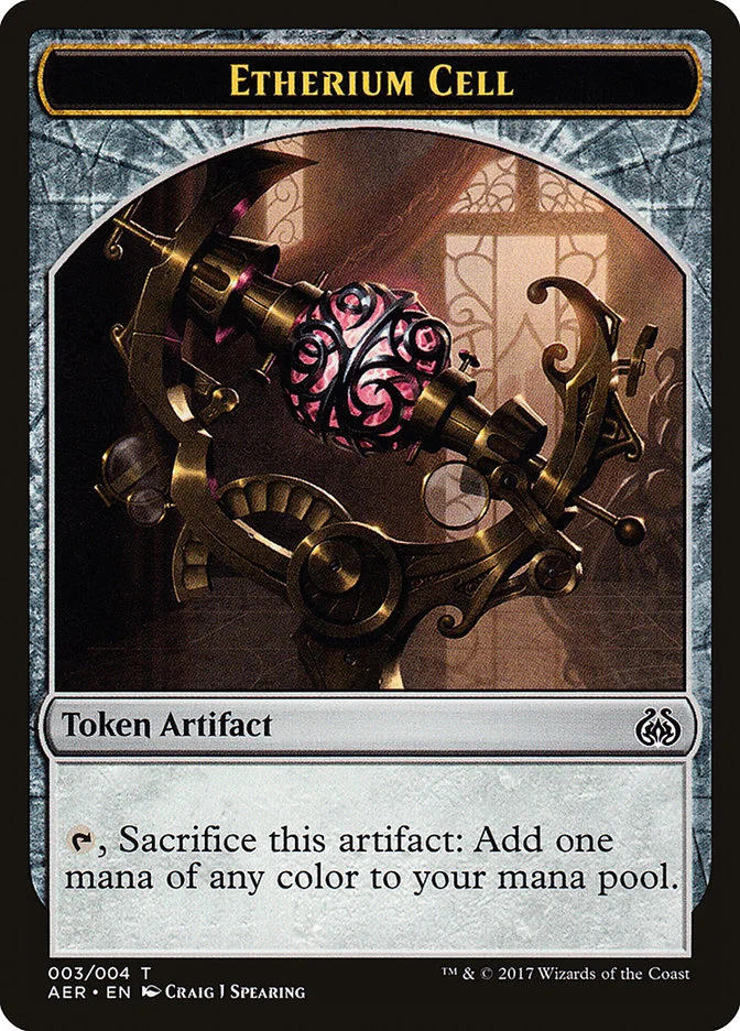 Etherium Cell (Aether Revolt Tokens) - Magic: The Gathering in TCG Land