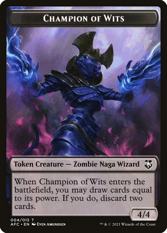 Champion of Wits (Forgotten Realms Commander Tokens) - Magic: The Gathering in TCG Land