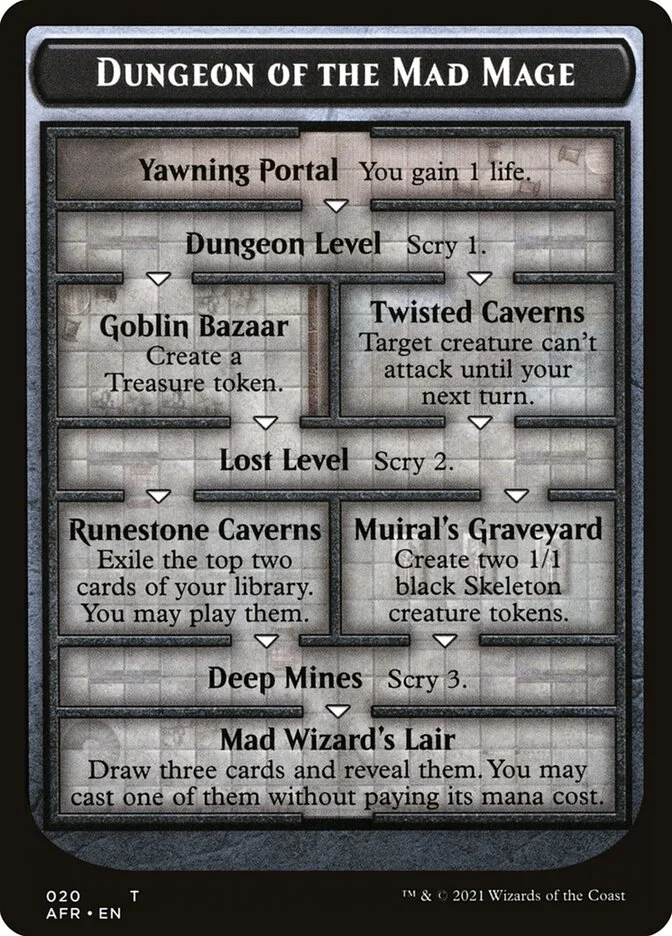 Dungeon of the Mad Mage (Adventures in the Forgotten Realms Tokens) - Magic: The Gathering in TCG Land