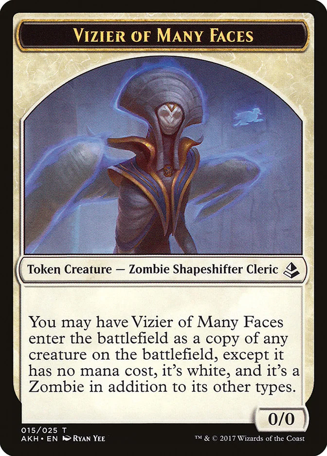 Vizier of Many Faces (Amonkhet Tokens) - Magic: The Gathering in TCG Land México